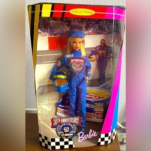 50th anniversary nascar Barbie collector edition